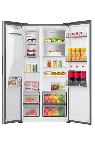 Hisense RS5P528SPIC PureFlat American Side By Side - Silver - C Rated – image 3