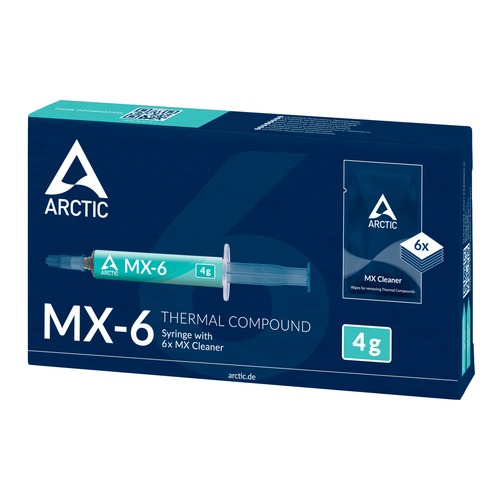 Arctic MX-6 Thermal Compound 4g - + 6 Cleaner Wipes - ACTCP00084A - image 2