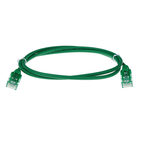 CAT6 U/UTP SLIMLINE GN 10.00M. 1 stk, afbeelding 2