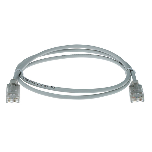 ACT Connectivity LSZH U/UTP CAT6 datacenter slimline patchkabel snagless met RJ45 connectoren, afbeelding 2