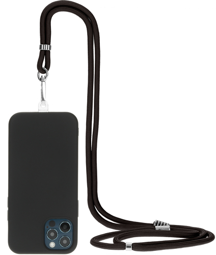 Mobiparts Universal Phonecord Black - Nekkoord, afbeelding 3