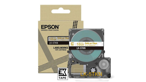 Epson LabelWorks LK-5TKN - Metalliek