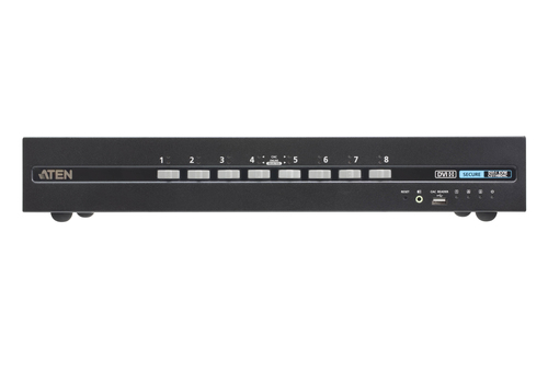 8-PORT USB DVI DUAL DISPLAY PP4.0 SECURE KVM W/ CAC SUPPORT