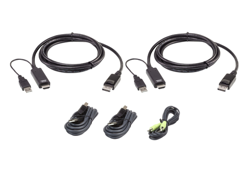10FT. SINGLE DISPLAY DISPLAYPORT UNIVERSAL  SECURE KVM CABLE KIT