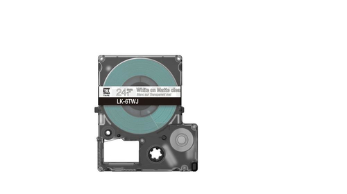 Epson LabelWorks LK-6TWJ - Wit op mat doorzichtig, afbeelding 2