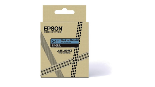Epson LabelWorks LK-6LBJ - Zwart op matblauw, afbeelding 2