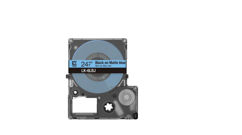 Epson LabelWorks LK-6LBJ - Zwart op matblauw, afbeelding 3