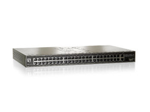 LevelOne 48 FE + 2 GE + 1 GE SFP Switch