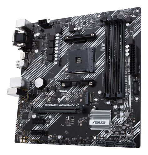 Asus Prime A520M-A II/Csm Amd A520 Socket AM4 Micro-Atx Motherboard - image 6