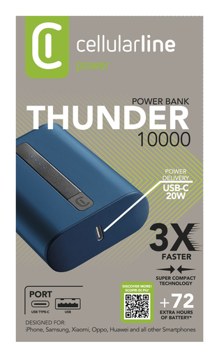 Cellularline Power Bank THUNDER 10000 – image 6