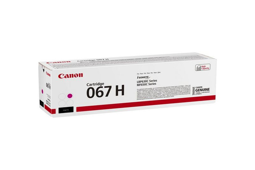 Original Canon 067H High Capacity Magenta Toner Cartridge - image 2