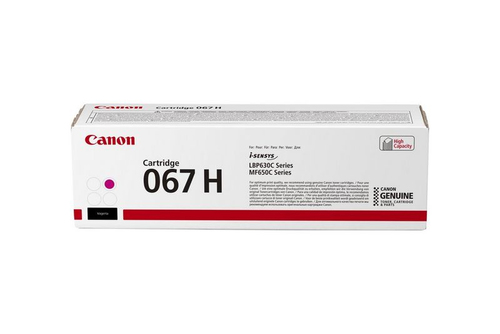Original Canon 067H High Capacity Magenta Toner Cartridge - image 1