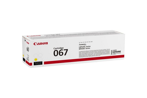 Canon 067 Toner Cartridge Yellow 5099C002 - image 2