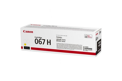Canon 067H Toner Cartridge High Yield Yellow 5103C002 - image 3