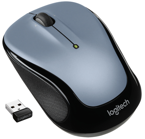 Logitech Mouse M325s Wireless Light Silver Wireless, Optisch, 1000 dpi, 3 Tasten