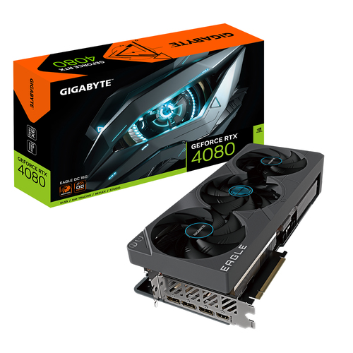 VGA GIGABYTE NVIDIA GEFORCE RTX 4080 EAGLE OC 16GB 3DP 1HDMI GV N4080EAGLE OC 16GD - GV-N4080EAGLE OC-16GD