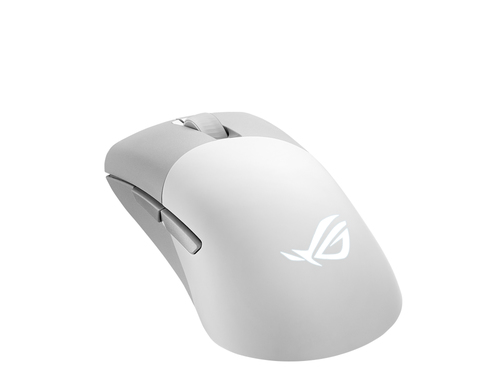 Asus Rog Keris Wireless USB-C White Mouse - 36000 Dpi, Tri-Mode Connectivity, 119Hrs Battery, Aura Sync Rgb Lighting - image 2