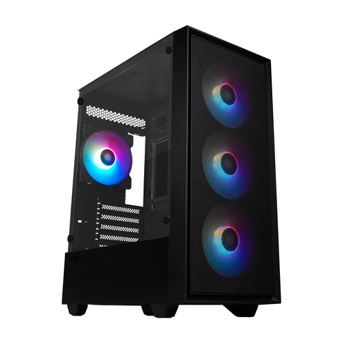 Gabinete Game Factor CSG503 mATX USB 30 4 Ventiladores 120mm ARGB S/FTE CSG503 - VORAGO