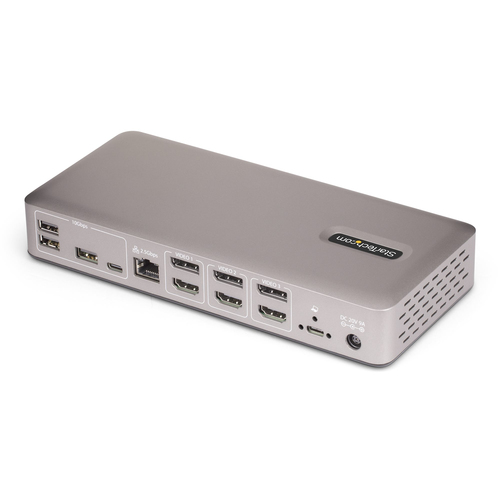 StarTech.com Triple-Monitor USB4 Docking Station, 4K 60Hz HDMI or DisplayPort, 100W Laptop Charging, 2.5GbE, USB-C Multi-Monitor Dock, Driverless USB4 / Thunderbolt 4 Dockingstation – billede 2