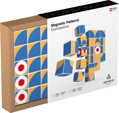 Geomag MagiCube Art Pattern Neodüümmagnetiga mänguasi