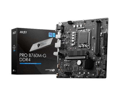 PRO B760M-G DDR4 MB MSI PRO B760M-G DDR4 1700 mATX PRO B760M-G DDR4