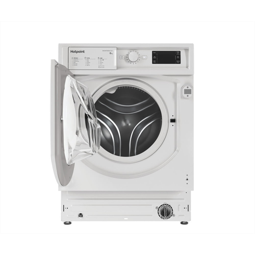 Hotpoint BIWMHG81485UK Integrated 8kg Washing Machine with 1400 rpm - White - B Rated, White - image 3