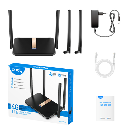 Cudy AC1200 Wi-Fi Mesh 4G LTE Cat4 mesh router, afbeelding 5