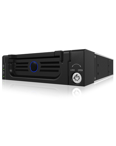 ICY BOX IB-138SK-B-II - Aluminium mobile rack voor SATA HDDs, afbeelding 2