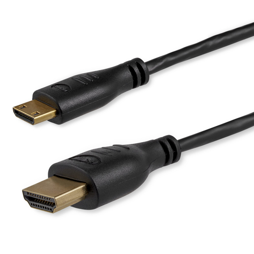 3 FT HIGH SPEED MINI HDMI TO HDMI CABLE WITH ETHERNET; 4K (3840X2160P 30HZ)/FULL