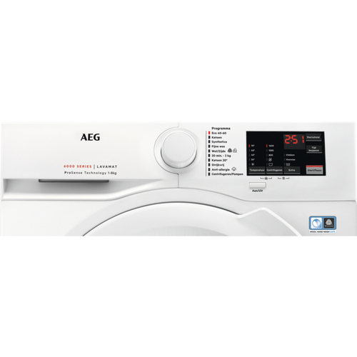 AEG LF628600 ProSense Wasmachine Wit, afbeelding 3