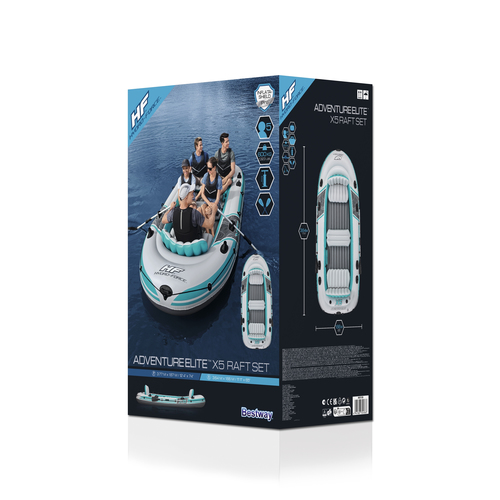 Bestway Hydro-Force Adventure Elite X5 Inflatable Raft Set 3.64 m