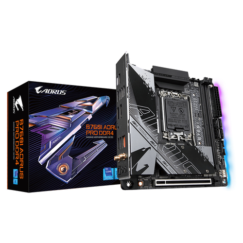 TARJETA MADRE GIGABYTE B760I  AORUS PRO DDR4 LGA 1700 MINI-TX HDM - B760I AORUS PRO DDR4