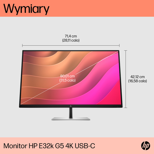 HP Inc. Monitor E32K G5 4K 6N4D6AA