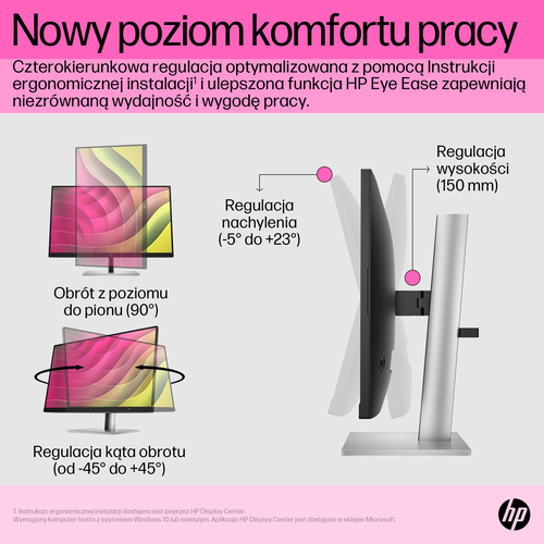 HP Inc. Monitor dotykowy FHD E24t G5 6N6E6AA
