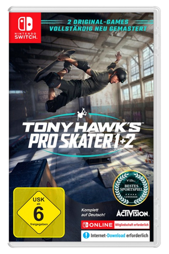 Nintendo Tony Hawks Pro Skater 1+2