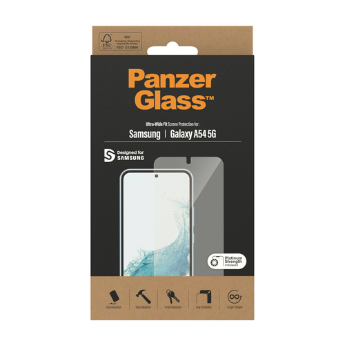 Panzerglass Samsung Galaxy A54 5G Smartphone screenprotector Transparant, afbeelding 3