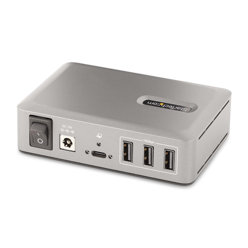 StarTech.com 10-Port USB-C Hub, 8x USB-A + 2x USB-C, Self-Powered w 65W Power Supply, USB 3.1 10Gbps Hub w BC1.2 Charging, DesktopLaptop USB Hub with, afbeelding 2