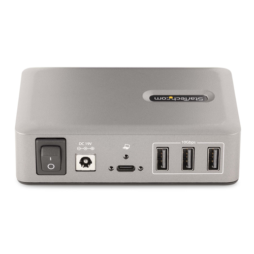 StarTech.com 10-Port USB-C Hub, 8x USB-A + 2x USB-C, Self-Powered w 65W Power Supply, USB 3.1 10Gbps Hub w BC1.2 Charging, DesktopLaptop USB Hub with, afbeelding 4