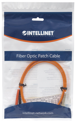 Intellinet LWL aansluitkabel LC/ST 5m Multimode OM1 oranje, afbeelding 4