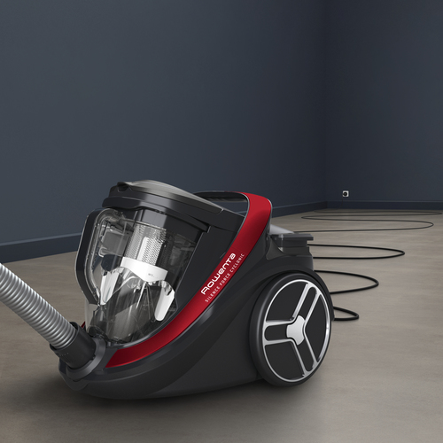 Rowenta RO7933 Silent Force Cyclonic Effitech Multi Stofzuiger zonder zak Rood, afbeelding 7