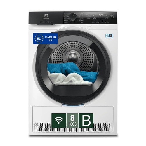 Electrolux EW7H48GY сушилка для белья Отдельно стоящий Фронтальная загрузка 8 kg Белый