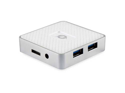 Conceptronic HUBBIES03W interface hub USB 3.2 Gen 1 (3.1 Gen 1) Micro-B 5000 Mbit/s Wit, afbeelding 4