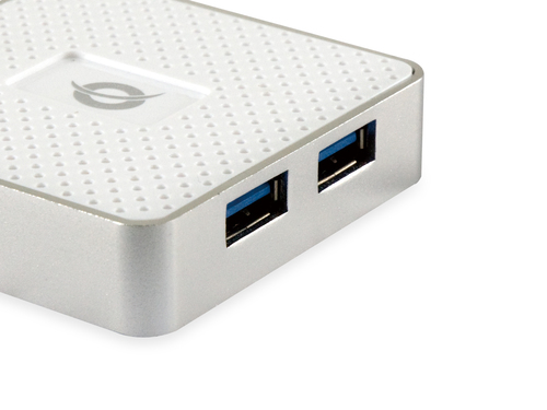 Conceptronic HUBBIES03W interface hub USB 3.2 Gen 1 (3.1 Gen 1) Micro-B 5000 Mbit/s Wit, afbeelding 5