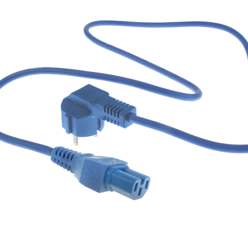 POWERCORD CEE 7/7-C15 BU 1.50M. 1 stk, afbeelding 2