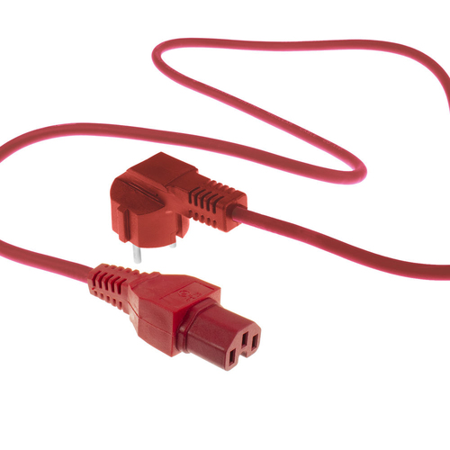 POWERCORD CEE 7/7-C15 RD 1.50M. 1 stk, afbeelding 2
