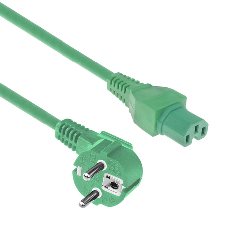 POWERCORD CEE 7/7-C15 GN 1.50M. 1 stk