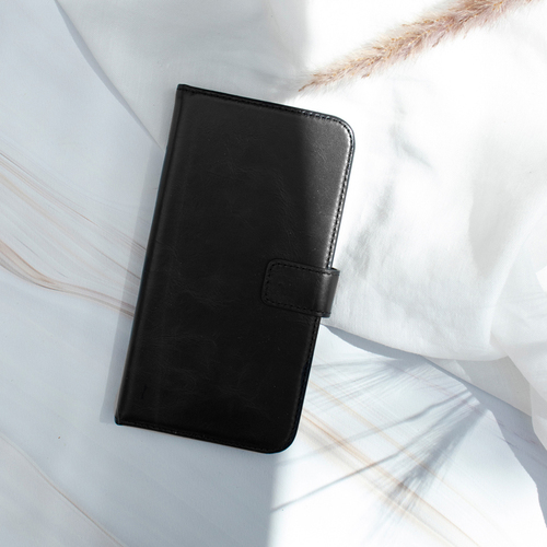Selencia Echt Lederen Bookcase iPhone SE / 5 / 5s - Zwart, afbeelding 6