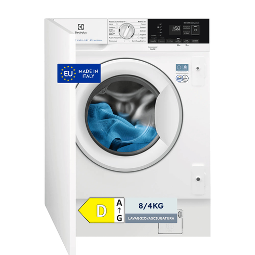 Electrolux EW7W84BDBI washer dryer Built-in Front-load White