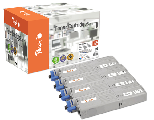 Peach PT1082 toner cartridge 4 pc(s) Compatible Black, Cyan, Magenta, Yellow