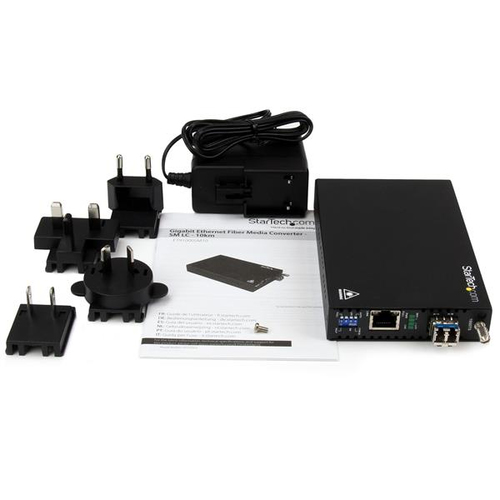 StarTech.com Singlemode (SM) LC Fiber Media Converter for 1Gbe Network - 10km - - 1310nm - SFP Transceiver (ET91000SM10) Fibermedieomformer Ethernet Fast Ethernet Gigabit Ethernet – billede 5